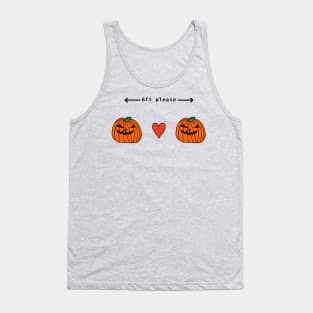 Pumpkins Social Distancing at Halloween Horror Tank Top